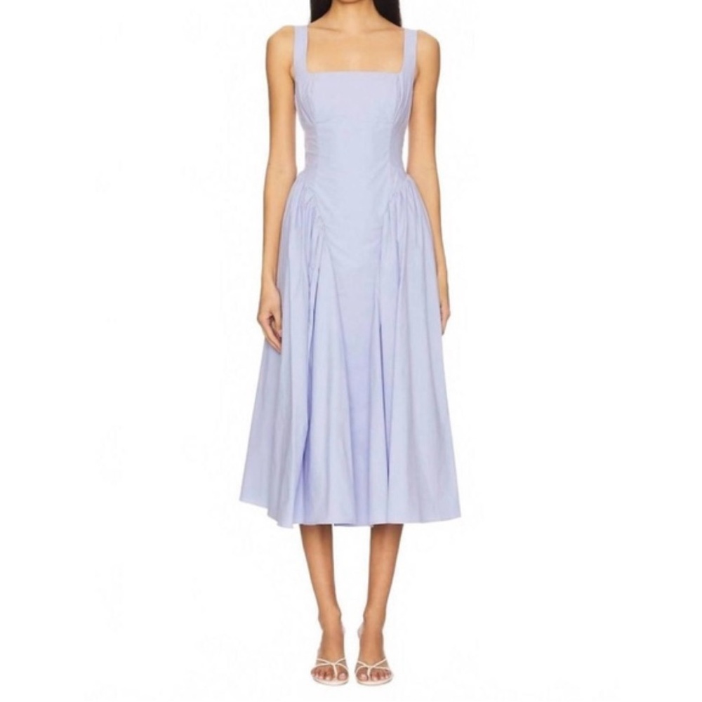Vinya Poplin Drop Waist Dress